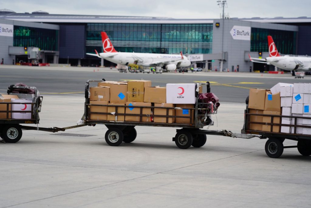 İstanbul Havalimanı Yardımların Lojistik Merkezi Oldu