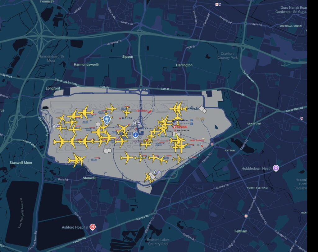 Birleşik Krallık Hava Trafik Sistemindeki Arıza Heathrow’u Durdurdu Heathrow