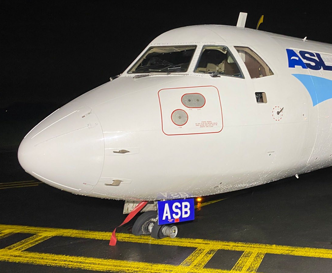 ASL Airlines ATR 72 East Midlands İnişinde Burun Takımını Hasarladı ASL Airlines