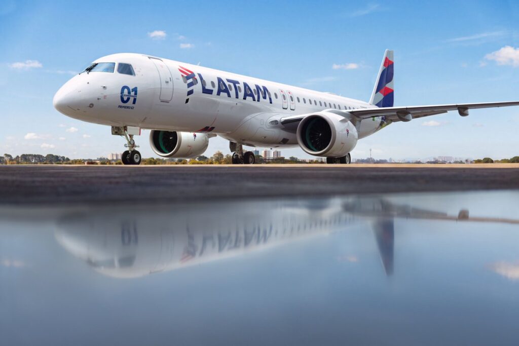 LATAM Brasil İlk Embraer E195-E2 Uçağını Teslim Aldı LATAM Brasil