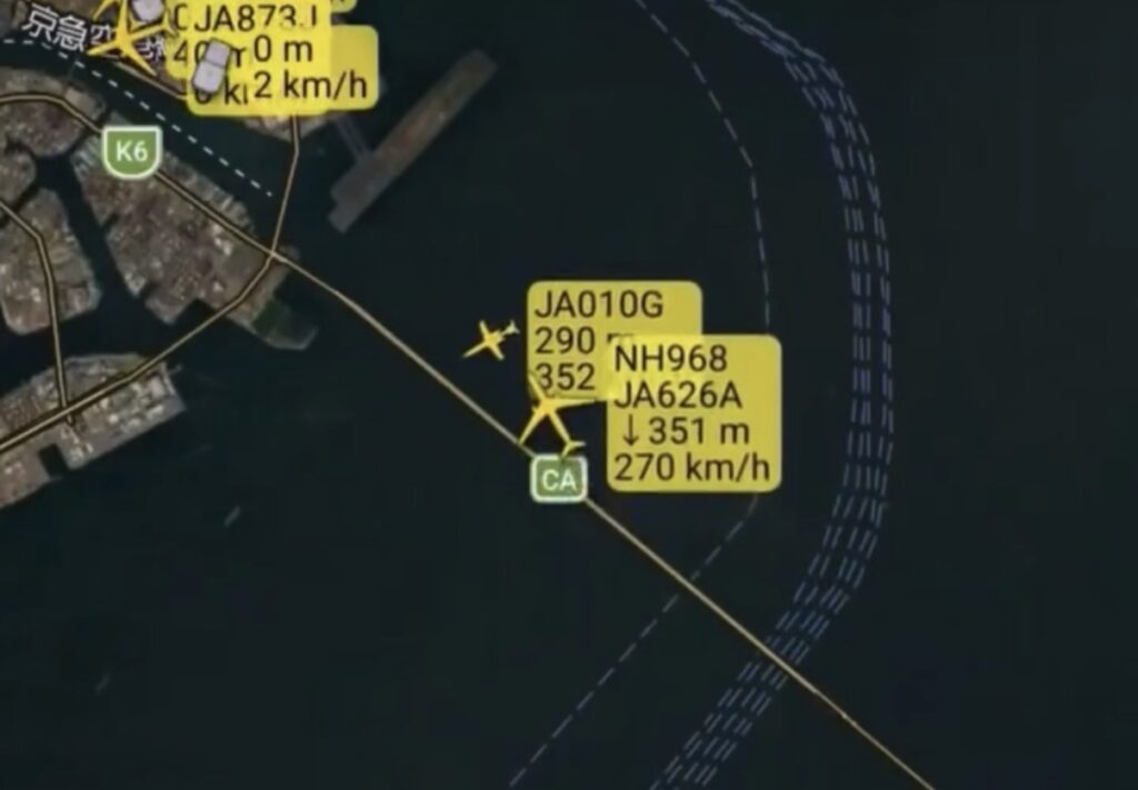 Tokyo Haneda Yaklaşmasında ANA Uçağında TCAS Devreye Girdi