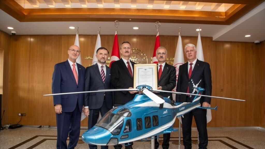 T625 GÖKBEY Türkiye’nin İlk Yerli Sivil Tip Sertifikalı Helikopteri Oldu