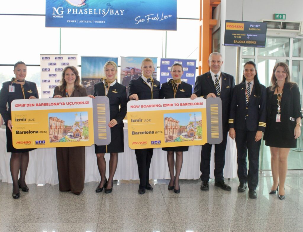 Pegasus, İzmir’den Barselona’ya Direkt Uçuş Başlattı