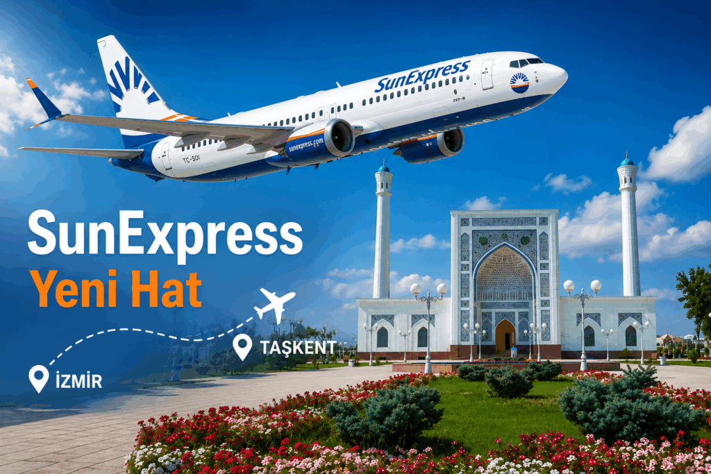 SunExpress İzmir-Taşkent Direkt Uçuşları Başlıyor