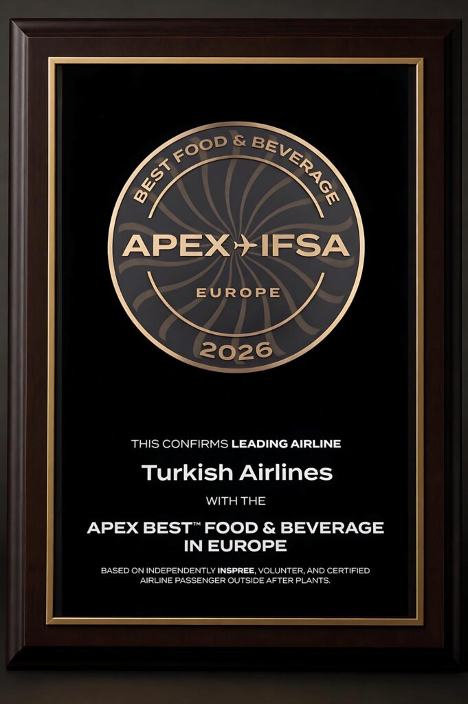 Türk Hava Yolları, APEX İkram Ödülünü 5. Kez Aldı