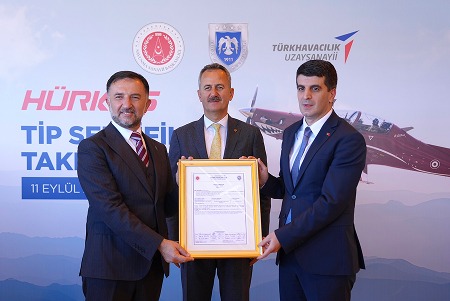 HÜRKUŞ-II Askerî Tip Sertifikasını Aldı