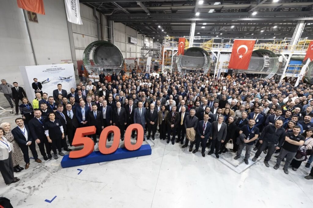 TUSAŞ’tan Airbus’a 500’üncü Gövde Teslimatı