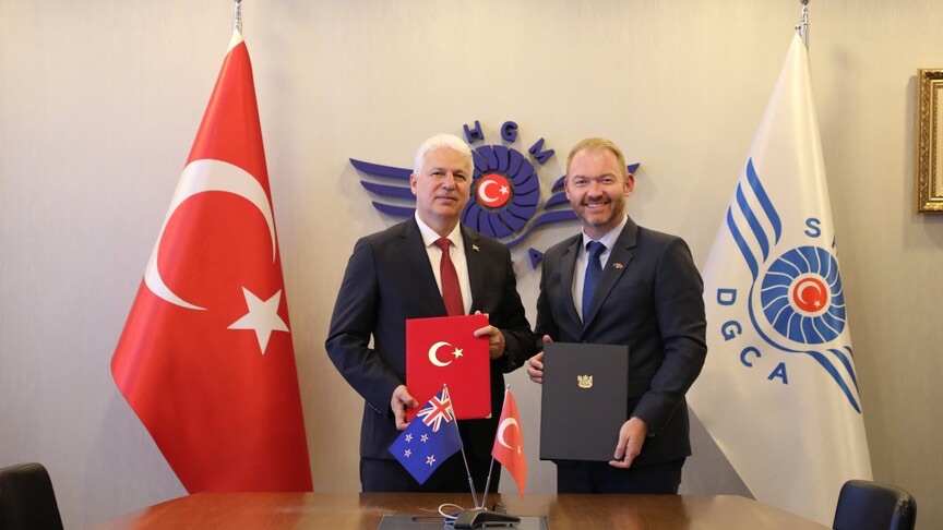 Türkiye ve Yeni Zelanda Sivil Havacılık Anlaşması İmzaladı
