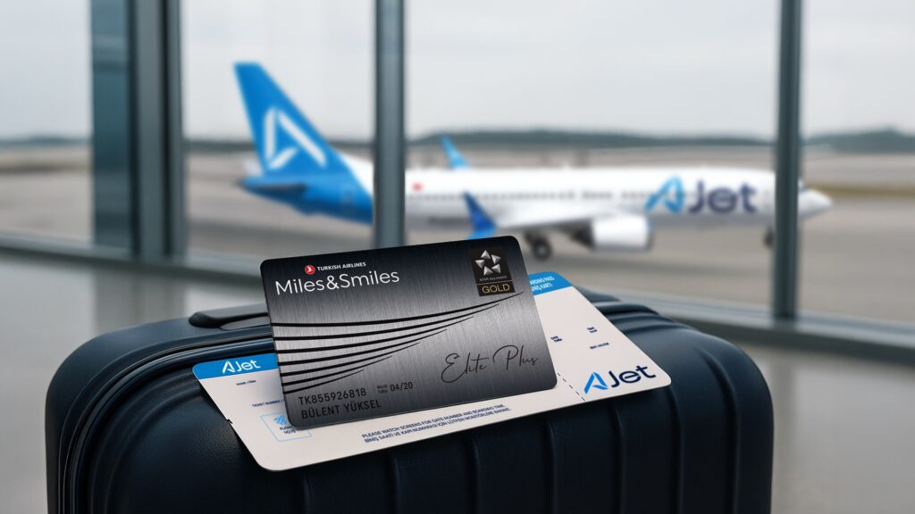 AJet Uçuşları Artık Mil Kazandırıyor