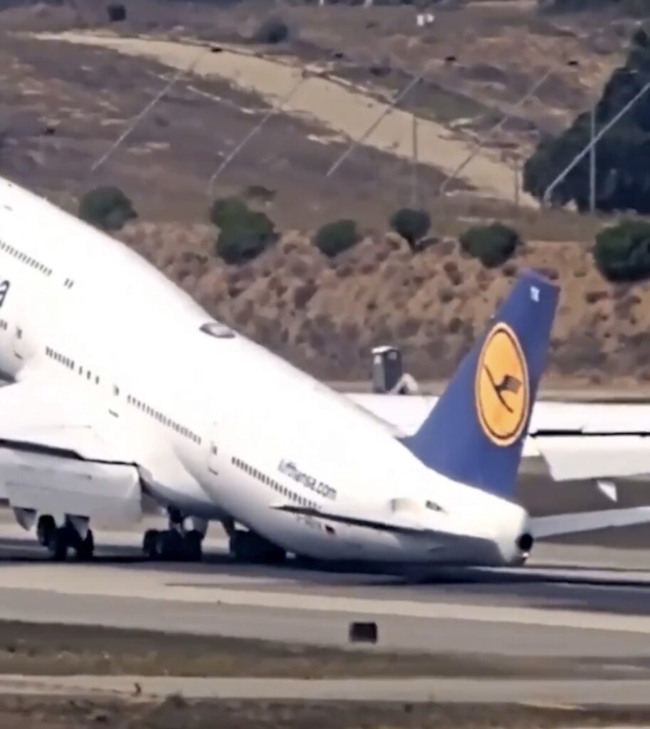 Lufthansa 747-8 LAX’te Pist Temasının Ardından Go-Around Yaptı