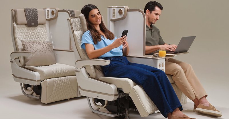 Emirates A350 Kabininde Elektrikli Premium Economy Dönemi Emirates